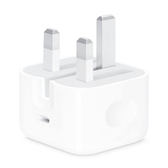 20W USB-C PD Fast Charger Block [UK 3-Pin Plug] with Type-C to Lightning Cable Combo Set - High-Speed Power Adapter Kit